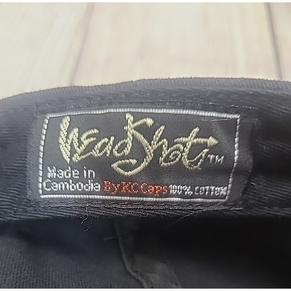 Vintage Today Show NBC Strapback Hat Cap Black Embroidered Head Shotz KC Caps - Picture 6 of 6